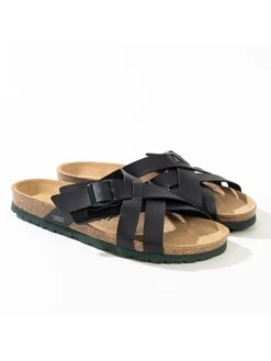 Slippers "Oran" Zwart -Gstar Kleding Winkel sunbay slippers oran zwart 4
