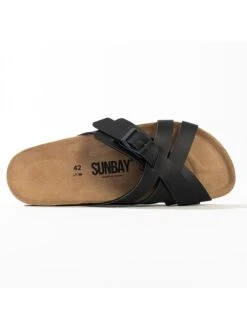 Slippers "Oran" Zwart -Gstar Kleding Winkel sunbay slippers oran zwart 5