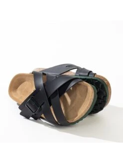 Slippers "Oran" Zwart -Gstar Kleding Winkel sunbay slippers oran zwart 7