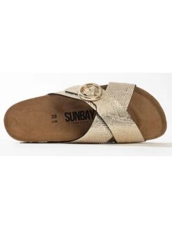 Slippers "Perth" Goudkleurig -Gstar Kleding Winkel sunbay slippers perth goudkleurig 3