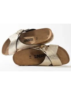 Slippers "Perth" Goudkleurig -Gstar Kleding Winkel sunbay slippers perth goudkleurig 4