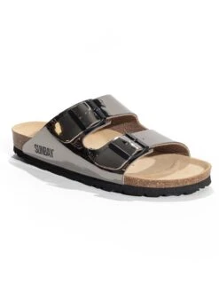 Slippers "Trefle" Zilverkleurig -Gstar Kleding Winkel sunbay slippers trefle zilverkleurig 1