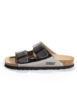 Slippers "Trefle" Zilverkleurig -Gstar Kleding Winkel sunbay slippers trefle zilverkleurig 2
