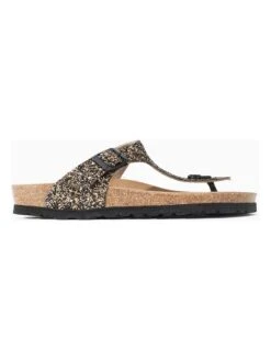 Teenslippers "Camelia" Goudkleurig -Gstar Kleding Winkel sunbay teenslippers camelia goudkleurig 1