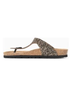 Teenslippers "Camelia" Goudkleurig -Gstar Kleding Winkel sunbay teenslippers camelia goudkleurig 2