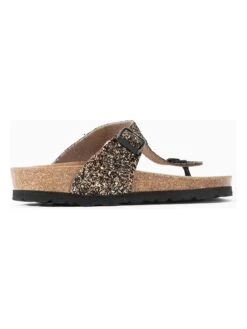 Teenslippers "Camelia" Goudkleurig -Gstar Kleding Winkel sunbay teenslippers camelia goudkleurig 3