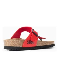 Teenslippers "Camelia" Rood -Gstar Kleding Winkel sunbay teenslippers camelia rood 3