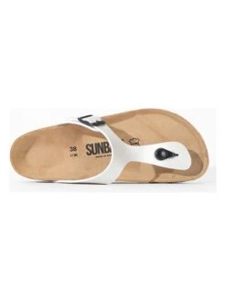 Teenslippers "Camelia" Wit -Gstar Kleding Winkel sunbay teenslippers camelia wit 3
