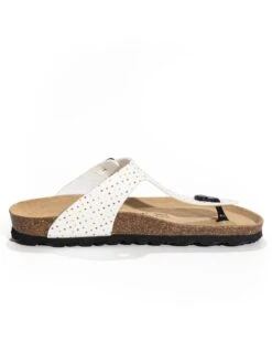 Teenslippers "Camelia" Wit/meerkleurig -Gstar Kleding Winkel sunbay teenslippers camelia wit meerkleurig 3