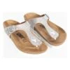 Teenslippers "Camelia" Zilverkleurig -Gstar Kleding Winkel sunbay teenslippers camelia zilverkleurig