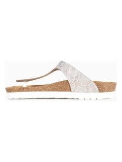Teenslippers "Camelia" Zilverkleurig -Gstar Kleding Winkel sunbay teenslippers camelia zilverkleurig 2