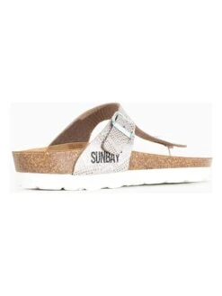 Teenslippers "Camelia" Zilverkleurig -Gstar Kleding Winkel sunbay teenslippers camelia zilverkleurig 3