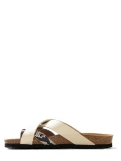 Teenslippers "Ceduna" Crème -Gstar Kleding Winkel sunbay teenslippers ceduna creme 3