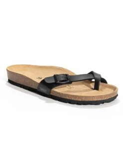 Teenslippers "Petunia" Zwart -Gstar Kleding Winkel sunbay teenslippers petunia zwart 1