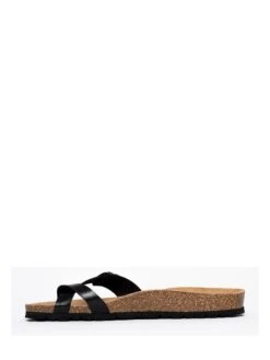 Teenslippers "Rita" Zwart -Gstar Kleding Winkel sunbay teenslippers rita zwart 4