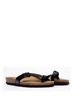 Teenslippers "Rita" Zwart -Gstar Kleding Winkel sunbay teenslippers rita zwart 5