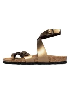 Teenslippers "Sabaneta" Bronskleurig -Gstar Kleding Winkel sunbay teenslippers sabaneta bronskleurig 1