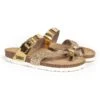 Teenslippers "Tulipe" Goudkleurig -Gstar Kleding Winkel sunbay teenslippers tulipe goudkleurig