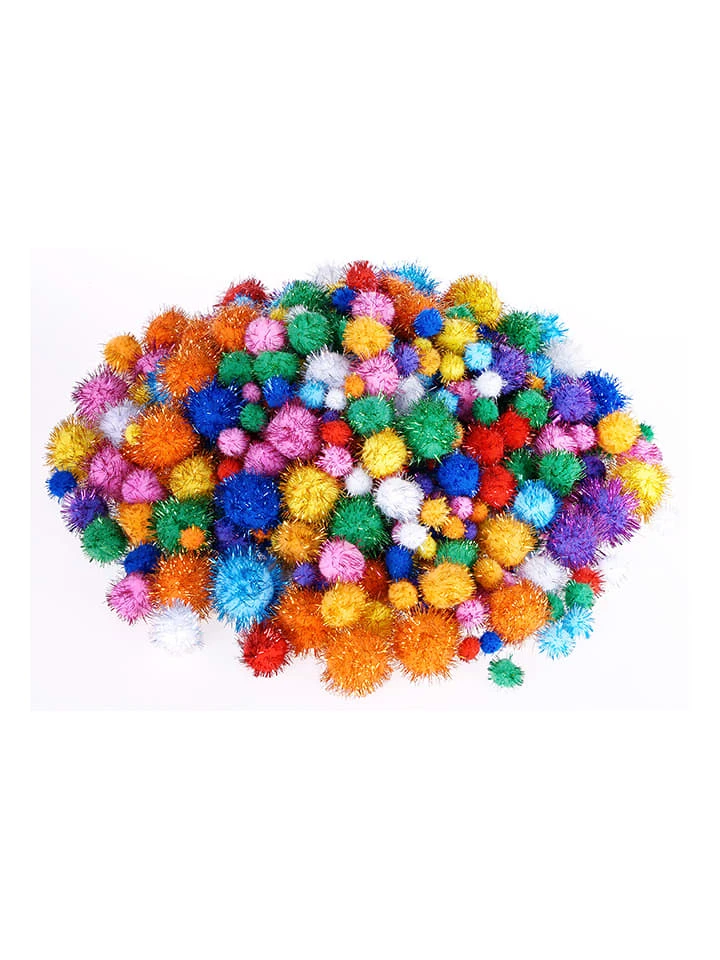 400-delige Glitterpomponset - Vanaf 3 Jaar 4 400-delige Glitterpomponset - Vanaf 3 Jaar - Afbeelding 2