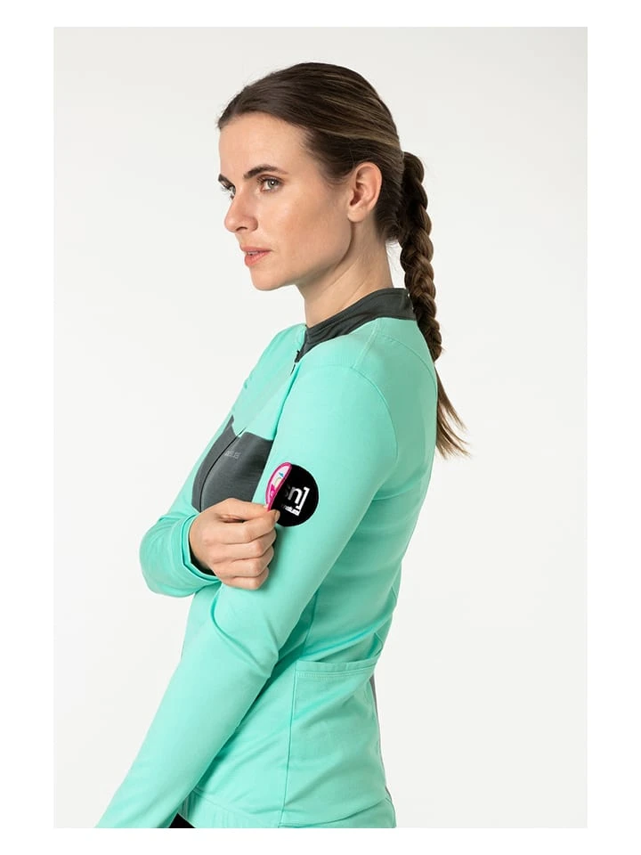 Super.natural Fietsshirt "Grava" Turquoise 5 Super.natural Fietsshirt "Grava" Turquoise - Afbeelding 3