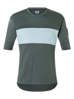 Super.natural Fietsshirt "Gravier" Groen/lichtblauw -Gstar Kleding Winkel super natural fietsshirt gravier groen lichtblauw 2