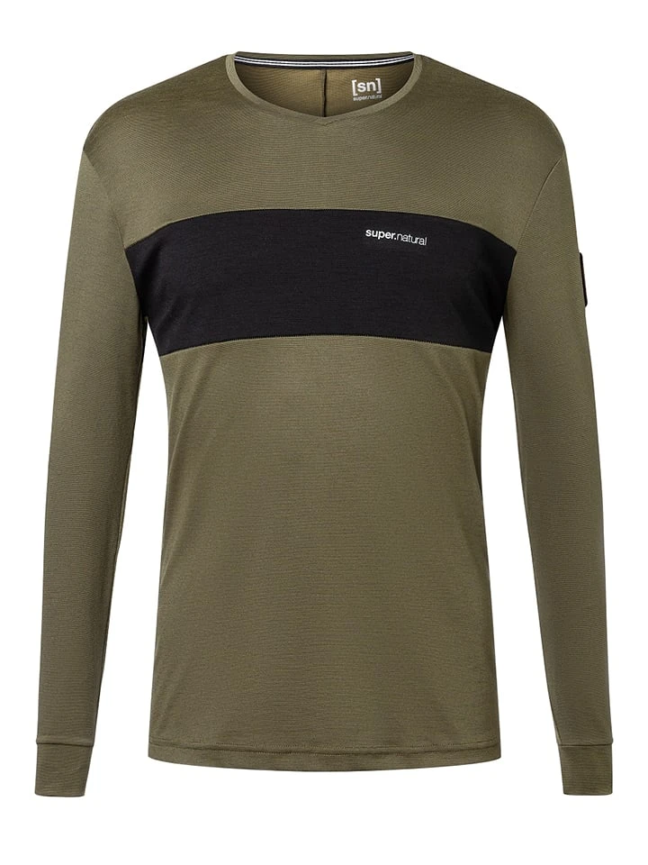 Super.natural Functioneel Shirt "Gravier" Kaki 5 Super.natural Functioneel Shirt "Gravier" Kaki - Afbeelding 3