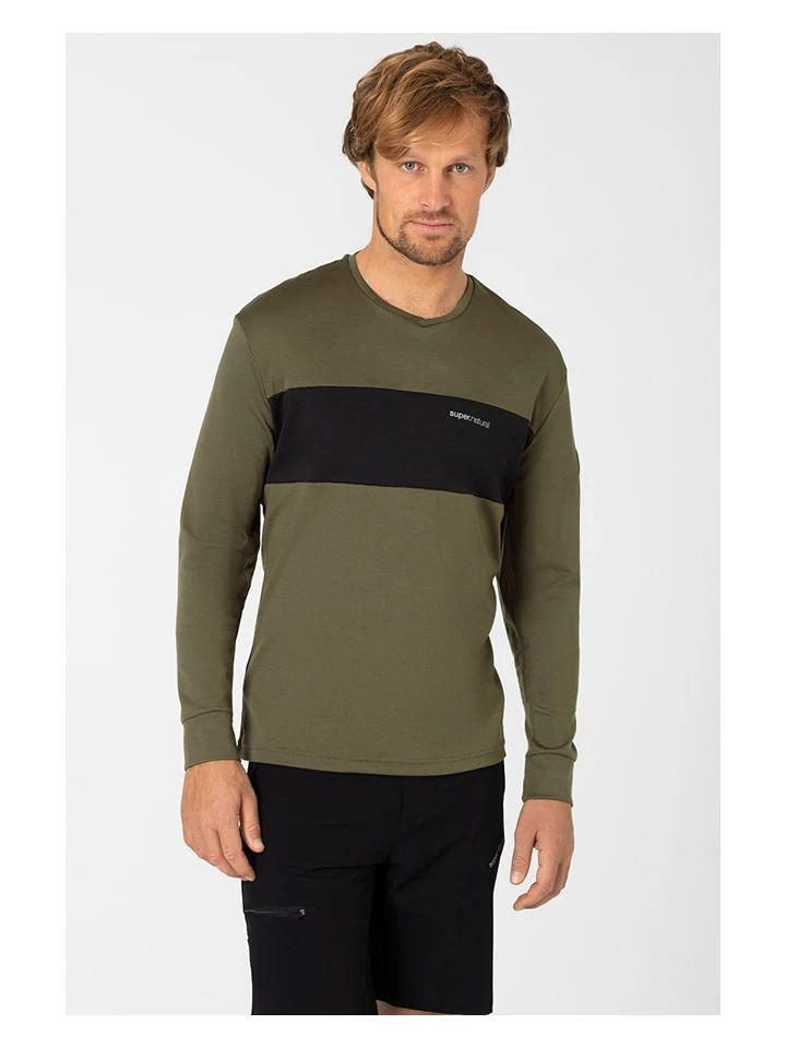 Super.natural Functioneel Shirt "Gravier" Kaki 3 Super.natural Functioneel Shirt "Gravier" Kaki