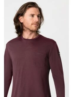 Super.natural Longsleeve "City" Bordeaux -Gstar Kleding Winkel super natural longsleeve city bordeaux 3