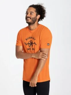 Super.natural Shirt "Burn Fat" Oranje -Gstar Kleding Winkel super natural shirt burn fat oranje 2