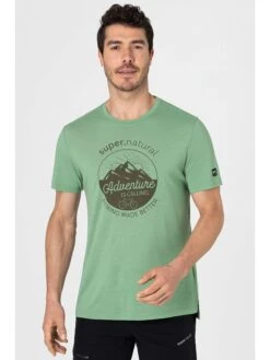 Super.natural Shirt "Discover" Groen -Gstar Kleding Winkel super natural shirt discover groen 1