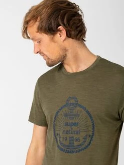 Super.natural Shirt "Levante" Kaki -Gstar Kleding Winkel super natural shirt levante kaki 1