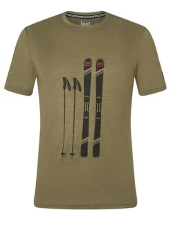 Super.natural Shirt "Skiing Gear" Kaki -Gstar Kleding Winkel super natural shirt skiing gear kaki 2