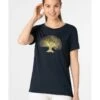 Super.natural Shirt "Tree Of Knowledge" Donkerblauw -Gstar Kleding Winkel super natural shirt tree of knowledge donkerblauw