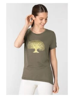 Super.natural Shirt "Tree Of Knowledge" Kaki