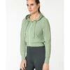 Super.natural Sweatvest "Liquid Flow" Lichtgroen