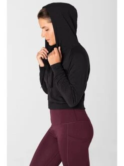 Super.natural Sweatvest "Liquid Flow" Zwart -Gstar Kleding Winkel super natural sweatvest liquid flow zwart 1