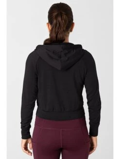 Super.natural Sweatvest "Liquid Flow" Zwart -Gstar Kleding Winkel super natural sweatvest liquid flow zwart 3