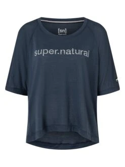 Super.natural Trainingsshirt "Liquid Flow" Donkerblauw -Gstar Kleding Winkel super natural trainingsshirt liquid flow donkerblauw 1