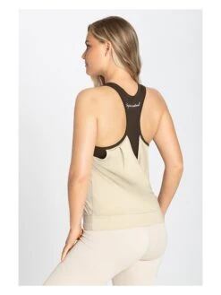 Super.natural Trainingstop "Liquid Flow" Crème -Gstar Kleding Winkel super natural trainingstop liquid flow creme 1