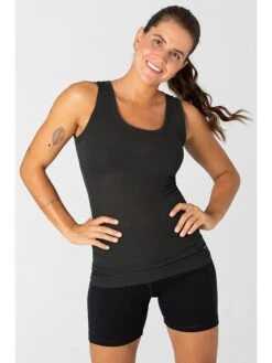 Super.natural Trainingstop "Rib" Antraciet