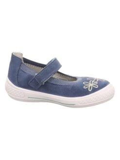 Superfit Leren Ballerina's "Tensy" Blauw -Gstar Kleding Winkel superfit leren ballerinas tensy blauw 1