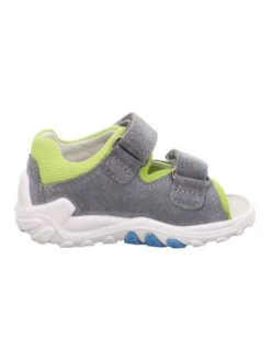 Superfit Leren Sandalen "Flow" Lichtgrijs -Gstar Kleding Winkel superfit leren sandalen flow lichtgrijs 1