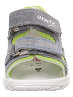 Superfit Leren Sandalen "Flow" Lichtgrijs -Gstar Kleding Winkel superfit leren sandalen flow lichtgrijs 3