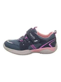 Superfit Leren Sneakers "Storm" Donkerblauw