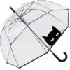 Paraplu "Cat" Transparant/zwart - Ø 85 Cm -Gstar Kleding Winkel susino paraplu cat transparant zwart o 85 cm