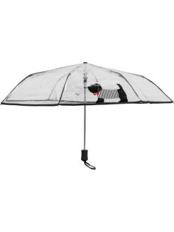Zakparaplu "Cute Dog" Transparant/zwart - Ø 98 Cm -Gstar Kleding Winkel susino zakparaplu cute dog transparant zwart o 98 cm 1