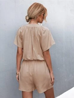 Jumpsuit Beige -Gstar Kleding Winkel sweet summer jumpsuit beige 1