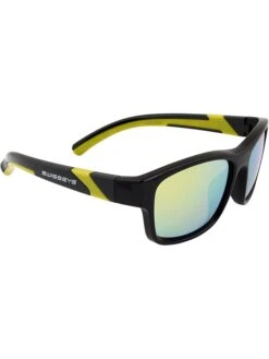 Kindersportbril "Rocker Pro" Zwart/geel/lichtblauw