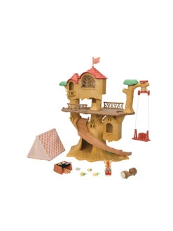 Sylvanian Families Speelhuis "Avontuurlijke Boomhut Met Kampeerspullen" - Vanaf 3 Jaar