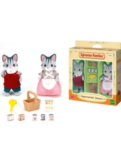 Sylvanian Families-accessoires "Supermarkt Eigenaars" - Vanaf 3 Jaar -Gstar Kleding Winkel sylvanian families sylvanian families accessoires supermarkt eigenaars vanaf 3 jaar 1